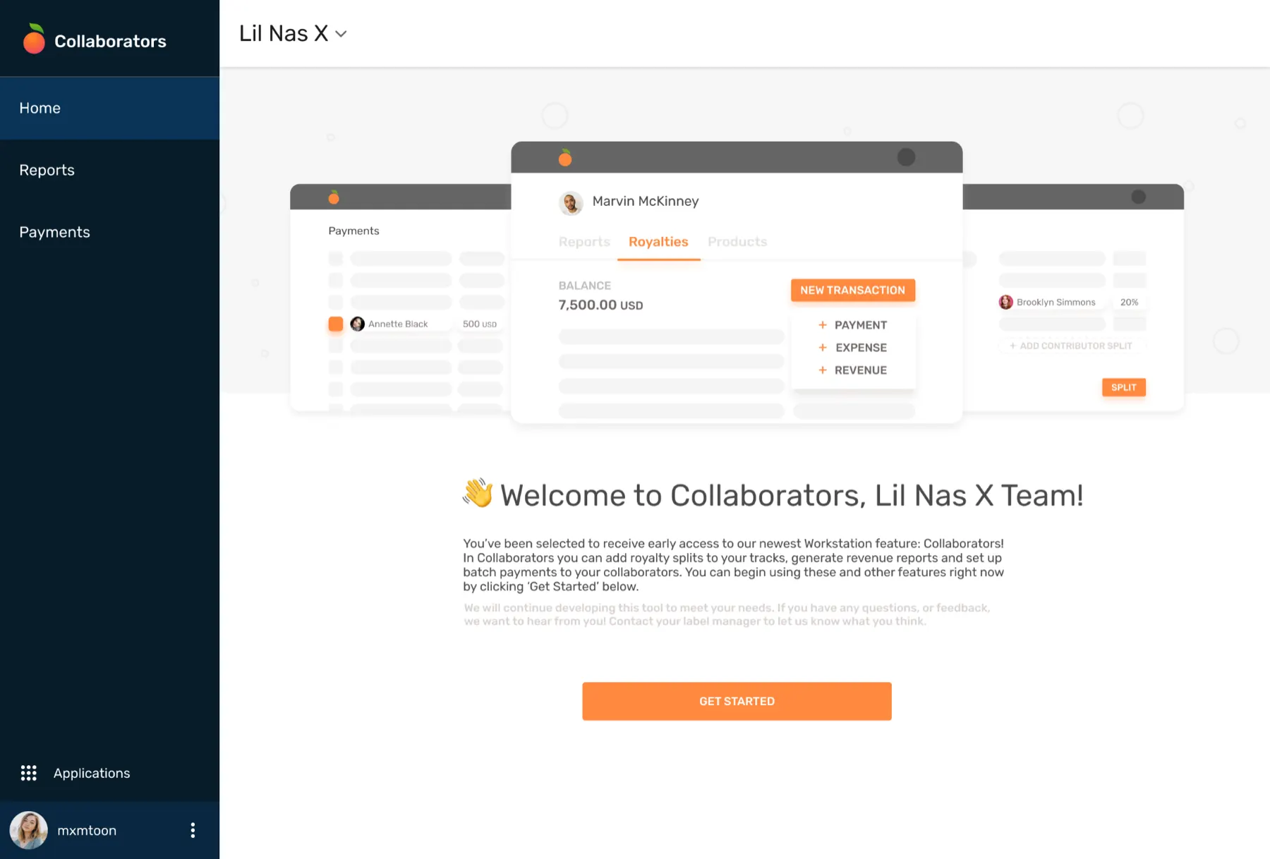 Onboarding welcome screen