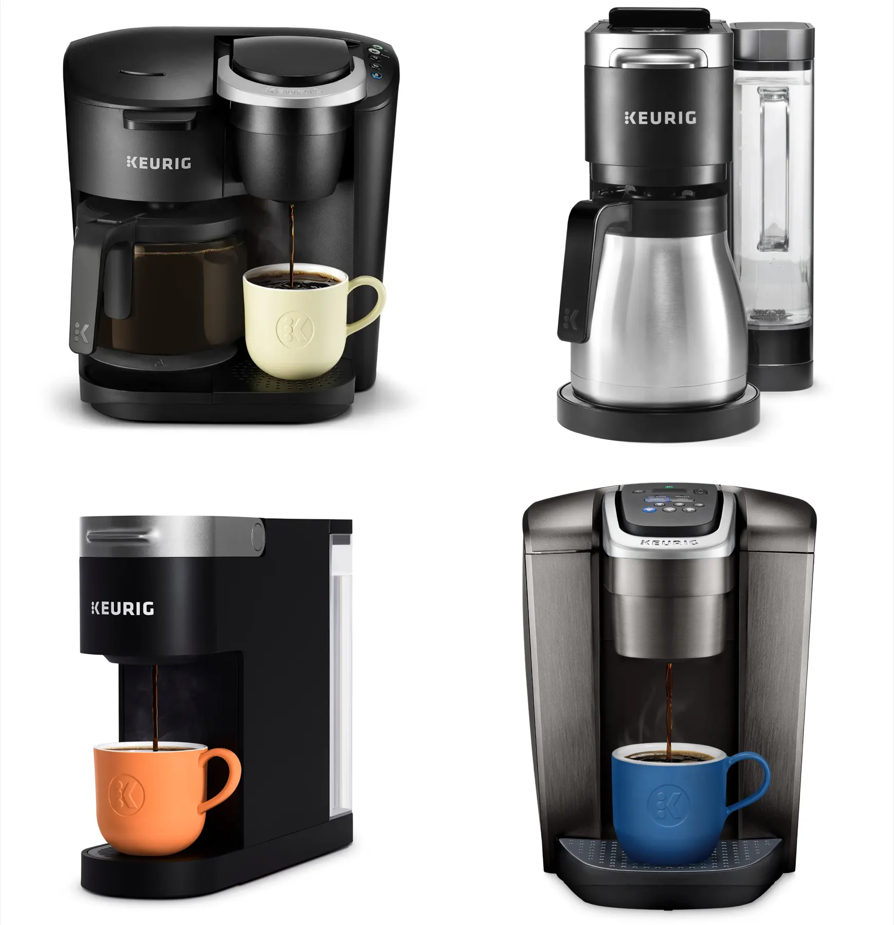 Range of coffee makers