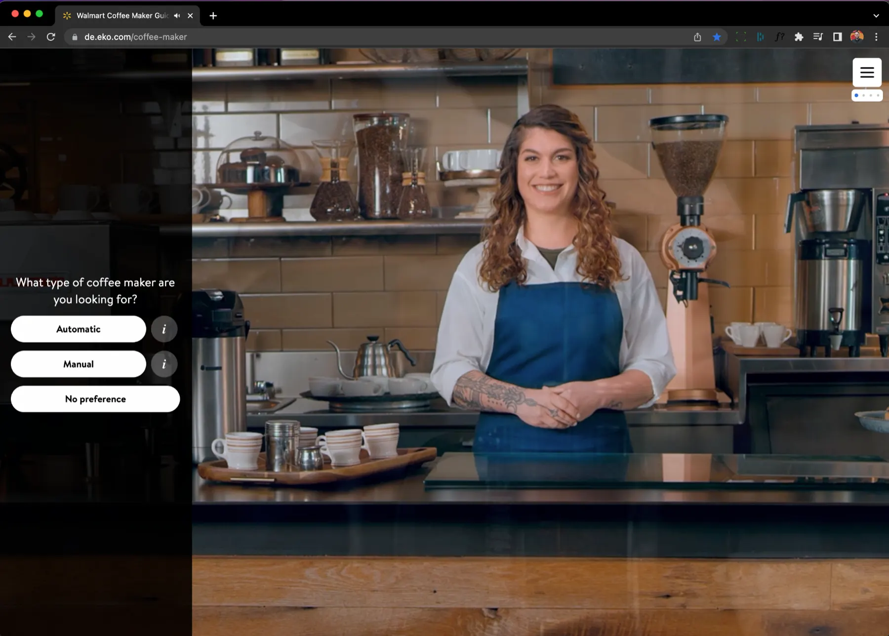 Video host introducing the guide
